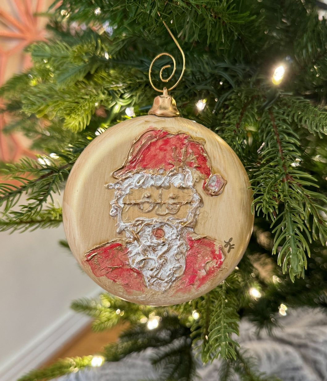 Santa Ornament