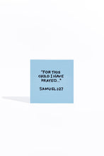 Load image into Gallery viewer, Put a Bow On It - Blue Acrylic Block