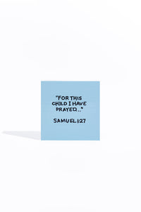 Put a Bow On It - Blue Acrylic Block