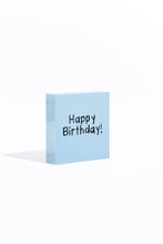 Load image into Gallery viewer, Put a Bow On It - Blue Acrylic Block