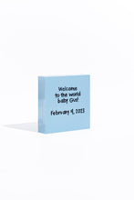Load image into Gallery viewer, Put a Bow On It - Blue Acrylic Block