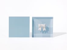 Load image into Gallery viewer, Put a Bow On It - Blue Acrylic Block