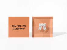 Load image into Gallery viewer, Put a Bow On It - Pink Acrylic Block