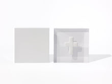 Load image into Gallery viewer, Prayer Cross - White Acrylic Block