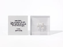 Load image into Gallery viewer, Put a Bow On It - White Acrylic Block