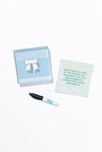 Load image into Gallery viewer, Put a Bow On It - Blue Acrylic Block