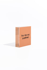 Put a Bow On It - Pink Acrylic Block