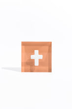 Load image into Gallery viewer, Prayer Cross - Pink Acrylic Block