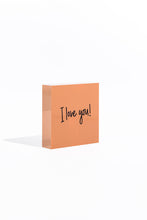 Load image into Gallery viewer, Prayer Cross - Pink Acrylic Block