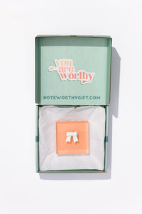 Put a Bow On It - Pink Acrylic Block