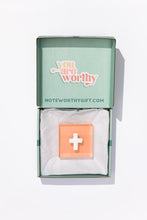 Load image into Gallery viewer, Prayer Cross - Pink Acrylic Block