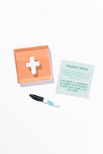 Load image into Gallery viewer, Prayer Cross - Pink Acrylic Block