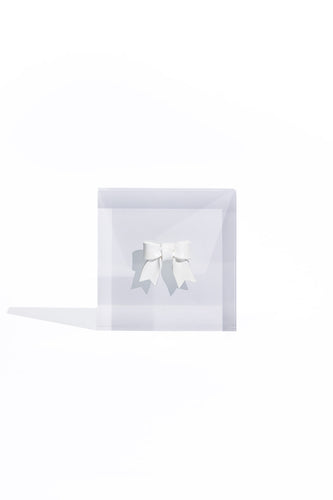 Put a Bow On It - White Acrylic Block