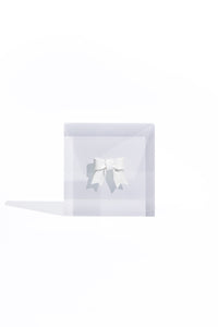 Put a Bow On It - White Acrylic Block