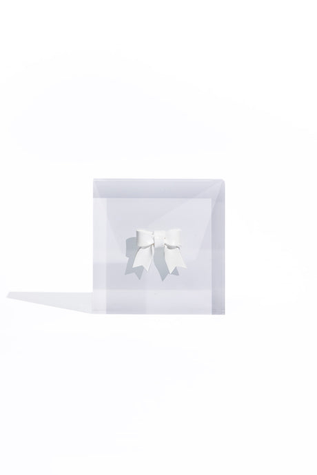 Put a Bow On It - White Acrylic Block