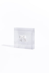 Put a Bow On It - White Acrylic Block
