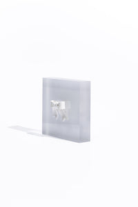 Put a Bow On It - White Acrylic Block