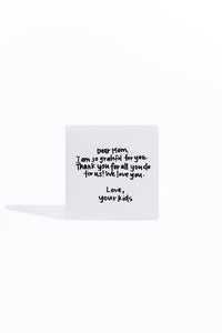 Put a Bow On It - White Acrylic Block