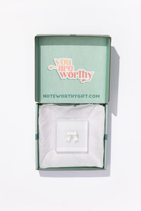 Put a Bow On It - White Acrylic Block