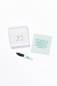 Put a Bow On It - White Acrylic Block