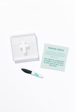 Load image into Gallery viewer, Prayer Cross - White Acrylic Block